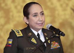 Tannya Varela, excomandante de la Policía Nacional. Foto: Presidencia de la República