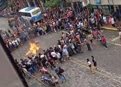 Los sospechosos fueron linchados y quemados por la multitud, en Palora.
