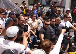 El presidente Daniel Noboa ya encabezó una marcha en Quito el pasado 12 de agosto en contra de la suspensión por parte de la Corte Constitucional de varios artículos de tres leyes que impulsó este año.