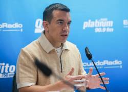 El presidente de la República, Daniel Noboa, concedió una entrevista en Radio Platinum.