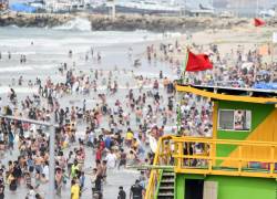 Multitudinaria concurrencia de turistas a las playas por el feriado de Carvanal 2023.