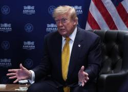 El presidente de Estados Unidos, Donald Trump, en la cumbre de la OTAN en Ankara.