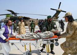 Una operación masiva de rescate se llevaba a cabo en Afganistán. Foto: WAKIL KOHSAR / AFP