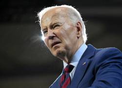 El presidente estadounidense Joe Biden habla sobre su agenda Invertir en Estados Unidos en el Centro de Convenciones de Wilmington en Wilmington, Carolina del Norte, el 2 de mayo de 2024.