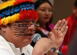 Marlon Vargas, presidente de la Conaie. API/HENRY LAPO