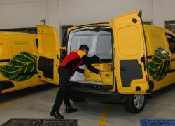Para finales de este año DHL Ecuador prevé tener el 22 por ciento de su flota con vehículos eléctricos.