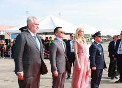 El presidente de la República, Daniel Noboa, arribó a la ciudad de Cali.