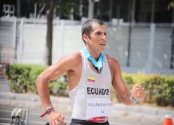 El marchista ecuatoriano, Claudio Villanueva, cruzó la meta lesionado.