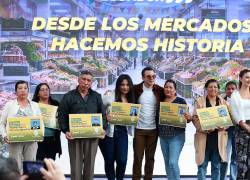 Noboa destacó que los afiliados pueden acceder a atención médica, pensión y otros beneficios con un aporte mínimo.