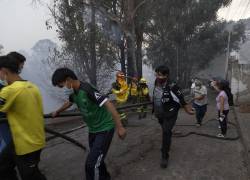 Incendio en el sector del Itchimbia Qué afectó al barrio el Dorado.