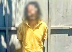 Fotografía del sujeto detenido.