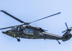 Fotografía referencial de un helicóptero de la Policía Nacional de Colombia.