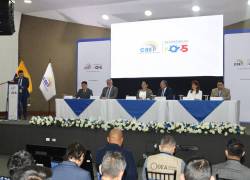 Para el sellado se contó con la presencia de la presidenta del CNE, Diana Atamaint, del vicepresidente de la institución, Enrique Pita García, y del consejero electoral José Cabrera Zurita.