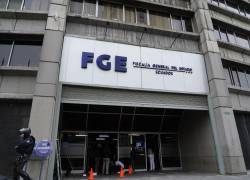 Fotografía de la fachada del edificio de la Fiscalía General del Estado, ubicada en Quito.
