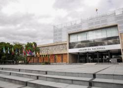 Fotografía del edificio de la Asamblea Nacional, en la ciudad de Quito.