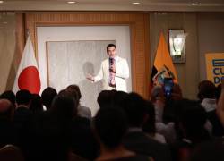 El presidente de Ecuador, Daniel Noboa destacó este miércoles desde Tokio la integración de la comunidad ecuatoriana residente en Japón.