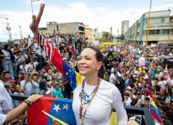 Fotografía de archivo de la líder de la oposición venezolana María Corina Machado.