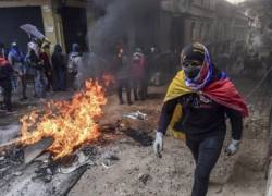 Sindicatos y estudiantes sitian el centro de Quito