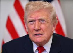 El presidente de Estados Unidos, Donald Trump, desde su residencia de Mar-a-Lago en Palm Beach, Florida.