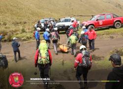 Un ciudadano francés fue hallado muerto en el volcán Corazón.