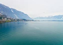 Imagen del lago Genovesa en la localidad suiza de Vaud, en la que el cadáver de la víctima aún se hallaría.