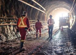 La mina Fruta del Norte es uno de los proyectos mineros a gran escala que impulsaron las exportaciones mineras del Ecuador.