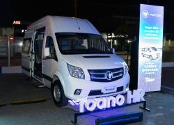 La van Toano HR es uno de los seis modelos nuevos que lanzó Foton en el mercado ecuatoriano.