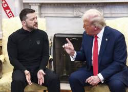 Trump dice que Zelenski faltó el respeto a EEUU en el preciado despacho oval. Foto: EFE