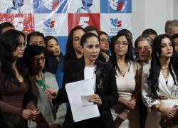 Rueda de prensa de Luisa González.