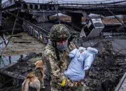 Éxodo y crisis sin precedentes en Ucrania.