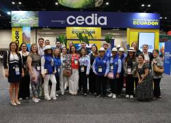 Representantes de 14 instituciones de educación superior estuvieron presentes en el pabellón de Ecuador. CEDIA estuvo a cargo de la coordinación del stand.