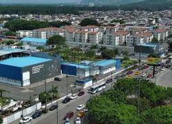 Vista aérea del sector del sector San Eduardo, en Guayaquil.