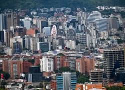 Esta vista aérea muestra la ciudad de Caracas el 5 de septiembre de 2025.