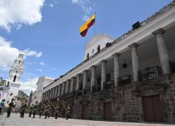 Fotografía del Palacio Presidencial de Carondelet, en Quito.