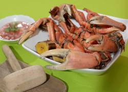 Los cangrejos son un plato típico de Ecuador.