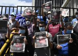 Comunicadores de Guatemala protestan por arresto de periodista