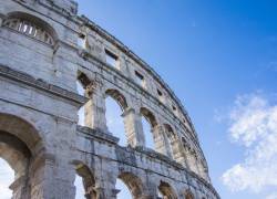 Imagen del Coliseo de Roma, construido hace casi dos mil años.