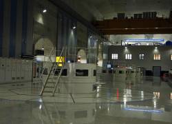 Vista general de la central hidroeléctrica Coca Codo Sinclair.