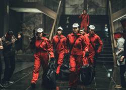 Fotograma de la trama de La casa de papel: Corea, una adaptación fiel pero particular de la exitosa serie española, y que llega mañana viernes a Netflix en plena época dorada para las producciones del país asiático.