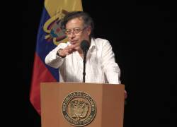 Fotografía de archivo fechada el 27 de marzo de 2025 del presidente de Colombia, Gustavo Petro.