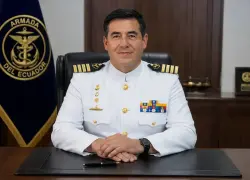 Fotografía del contraalmirante Pablo Iván Pazmiño.