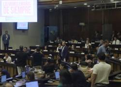 Pleno de la Asamblea Nacional en la sesión de la Ley de Fortalecimiento y sostenibilidad Crediticia. Foto: API.
