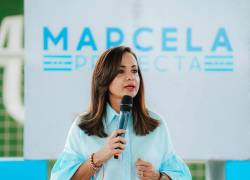 Fotografía de archivo de la prefecta del Guayas, Marcela Aguiñaga.