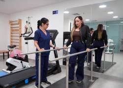 El área de terapia física de la central médica de Veris en Mall del Sol fue ampliada en el marco del proyecto de renovación integral.