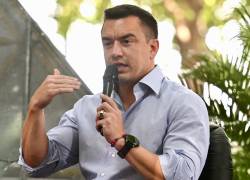Fotografía referencial del presidente de Ecuador, Daniel Noboa.
