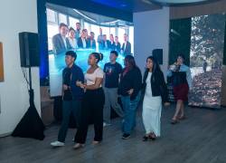 Estudiantes de la UTEG asisten a la presentación de la Agenda Guayaquil 2030.