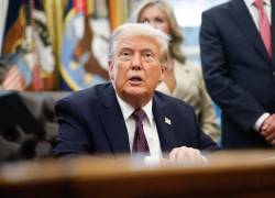 Fotografía de archivo del presidente Donald Trump.