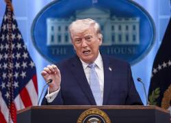 El presidente de Estados Unidos, Donald Trump, dijo que los iraníes están dispuestos a sufrir para ser libres.