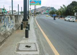 En ocho intersecciones de Guayaquil se han robado los cables. Incluso, en una se han llevado en tres ocasiones en los últimos 30 días.