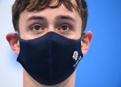 Thomas Daley llora tras ganar la medalla olímpica.